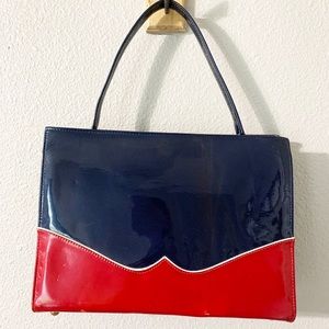 💙SOLD💙Vintage1960's Risque Top Handle Purse Western Handbag